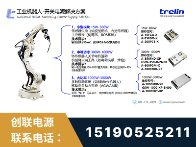 扬州-工业机器人-开关电源解决方案